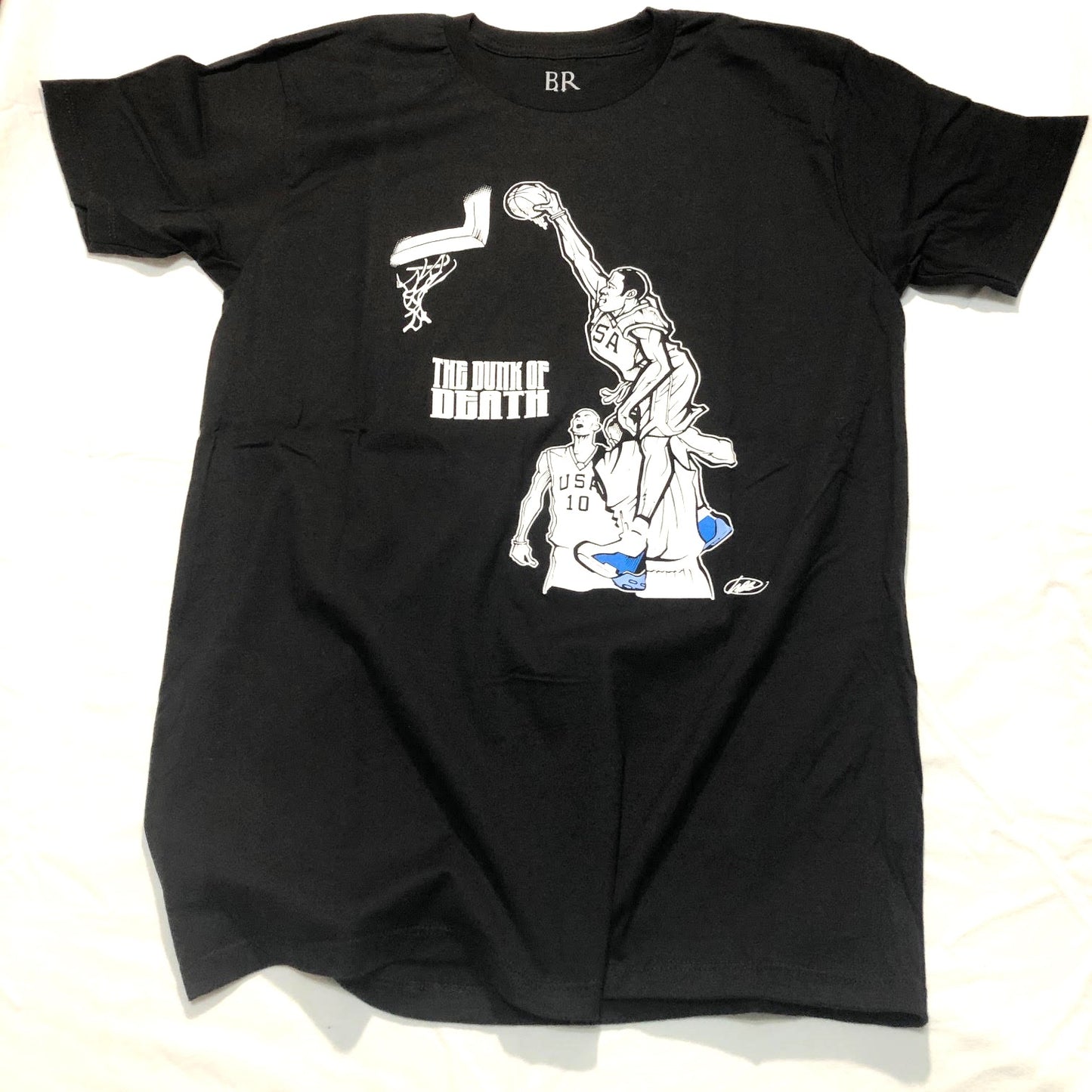 Vince Carter  ' Dunk of Death ' Signature T-Shirt (outlined)